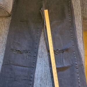 Stradivarius Charcoal Straight Fit Jeans